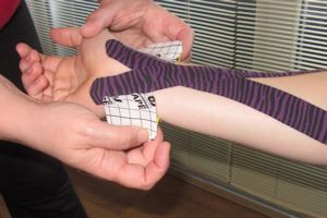 Fysiotherapie met o.a. Kinesiotape